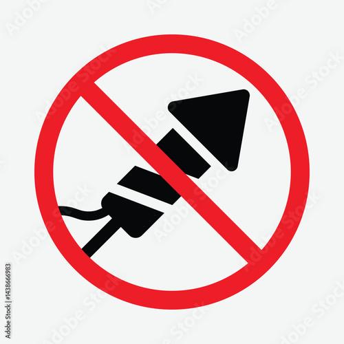 No Fireworks, Firecrackers Or Explosives  sign