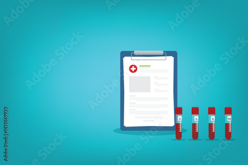 	
Blood medical test tubes icon. Blood donation concept	
