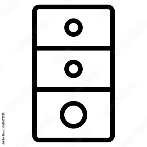 cupboard line icon