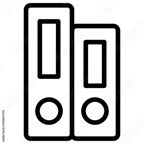 file folder line icon