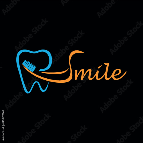 dental care logo design vector