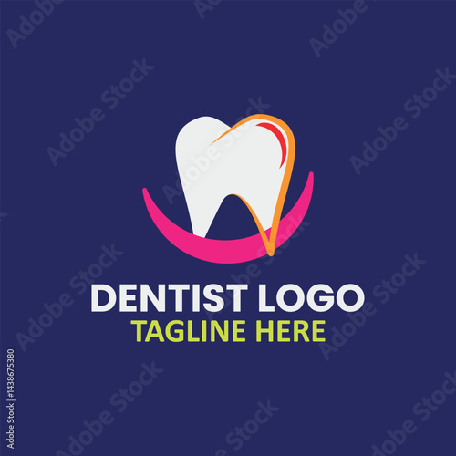 dental care logo design vector
