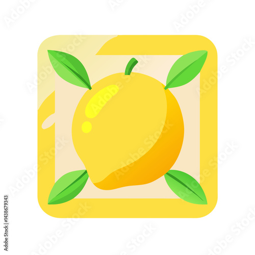 vector illustration of an orange fruit