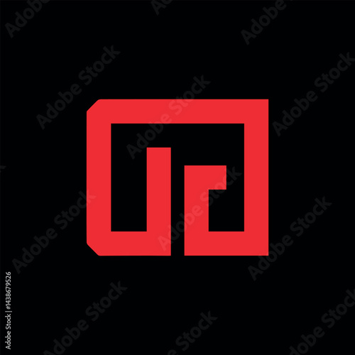 letters dg text logo design vector