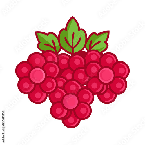 vector illustration of a bunch of grapes