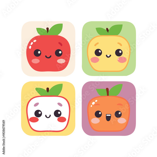 funny fruit characters