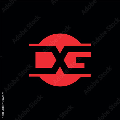 letters dg text logo design vector