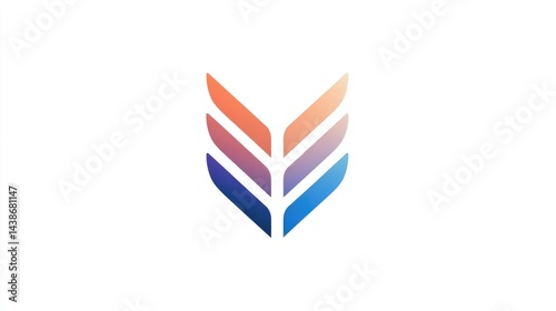 Abstract logo design with colorful, overlapping shapes Free Download Abstract logo design with colorful, overlapping shapes - GFXLoad
