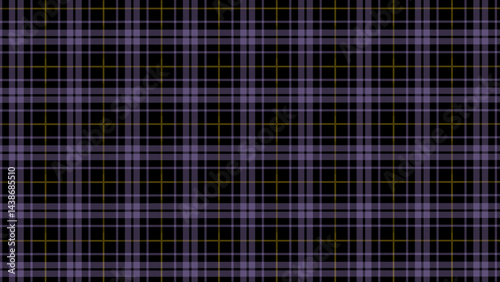 Purple and black  plaid fabric texture background. Luxury plaid checkered seamless pattern.