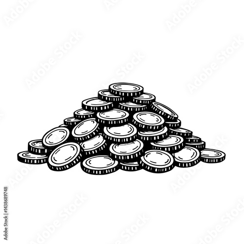 Large pile of casino chips representing wealth gambling winnings casino jackpot betting fortune success games financial prosperity entertainment high stakes risk