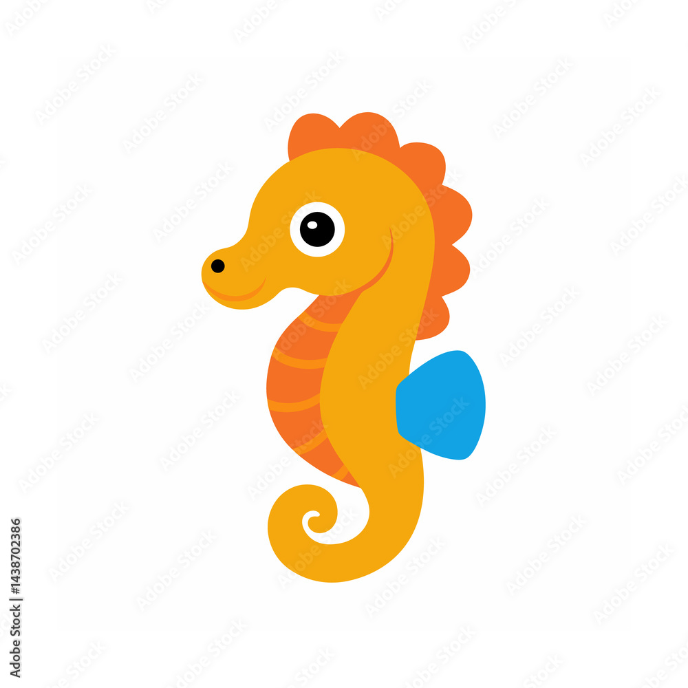 Fototapeta premium Adorable Animal Vector Clipart Wildlife and Pets on White Background