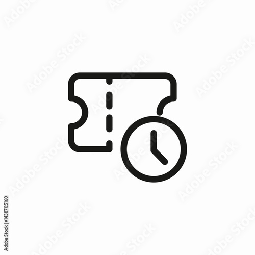 timer discount tag icon sign vector