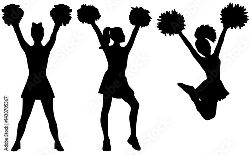 Cheerleader Silhouette 