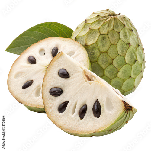 Cherimoya png tropical cherimoya png custard apple png sweet cherimoya fruit png exotic fruit png transparent background image photo