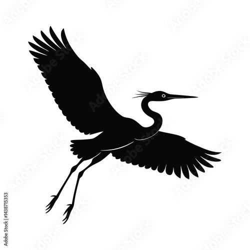 heron silhouettes