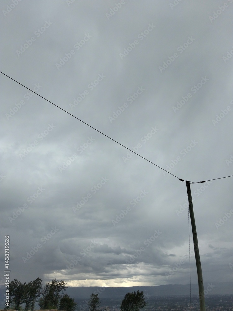 Obraz premium time lapse clouds