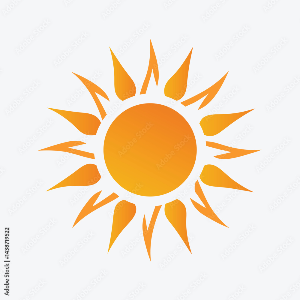 sun vector symbol icon design. illustration isolated on white background. sun vector symbol icon design. illustration isolated on white background.