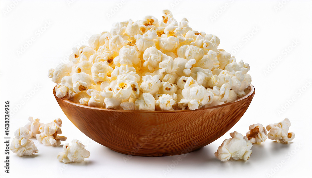 a bowl of fluffy white popcorn isolated on transparent background a bowl of fluffy white popcorn isolated on transparent background