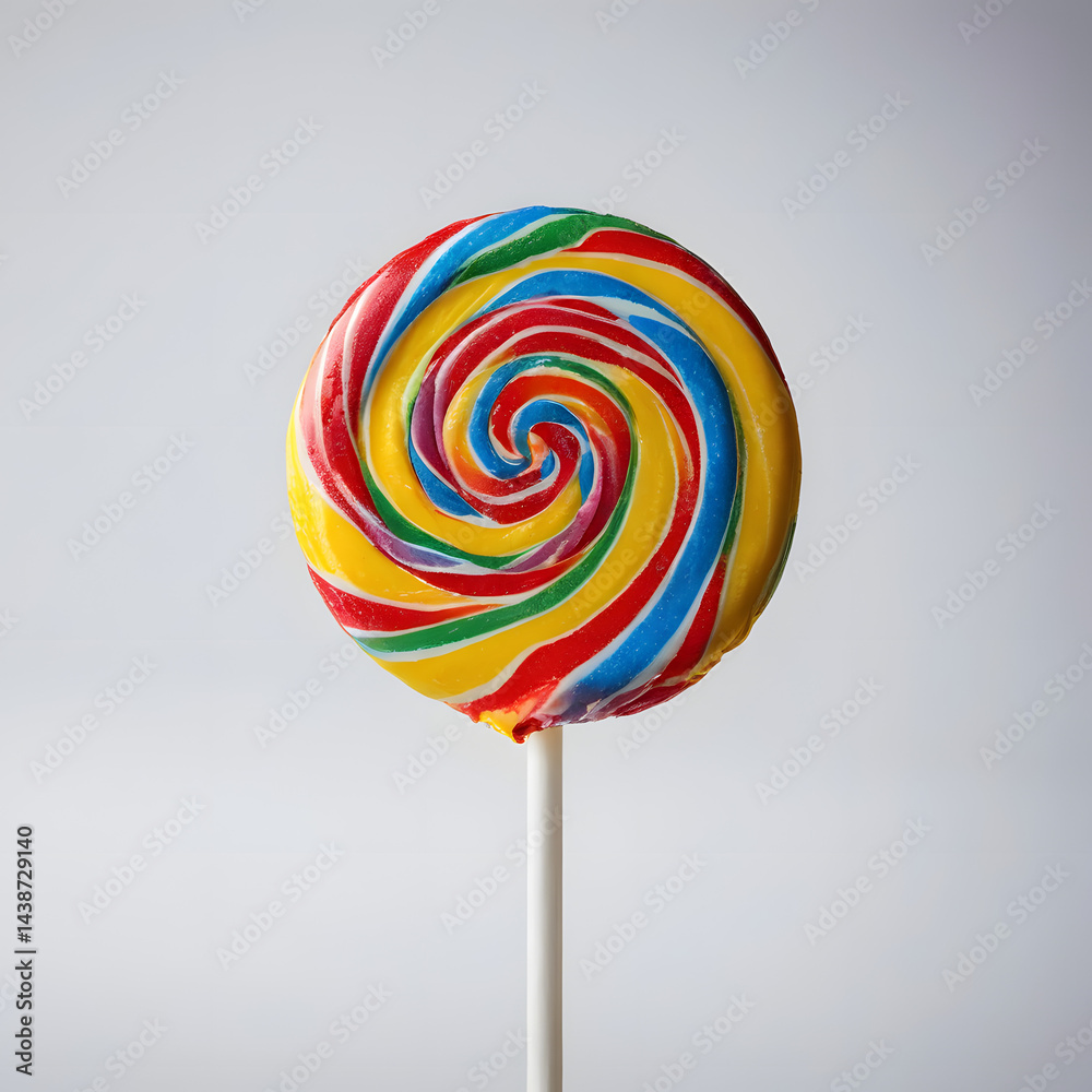 Lollipop on an isolated white background Lollipop on an isolated white background