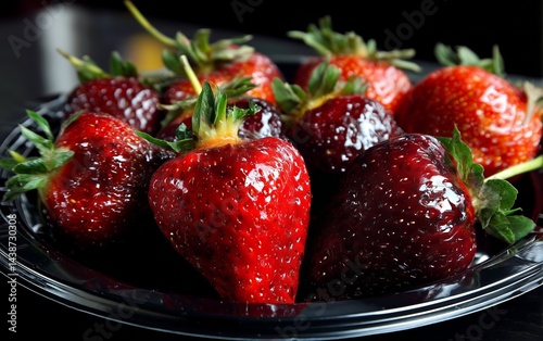 Strawberries in a Plastic Tray