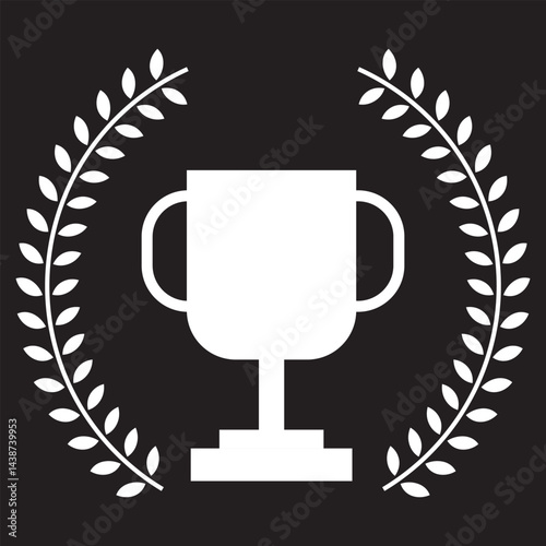 Multipurpose trophy vector icon in outline, glyph, filled outline style. Three icon style variants in one pack.