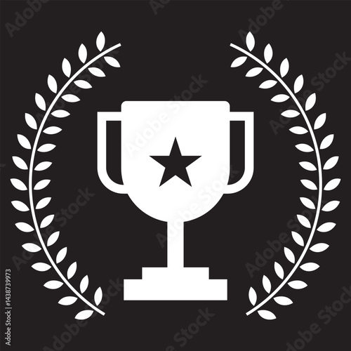 Multipurpose trophy vector icon in outline, glyph, filled outline style. Three icon style variants in one pack.
