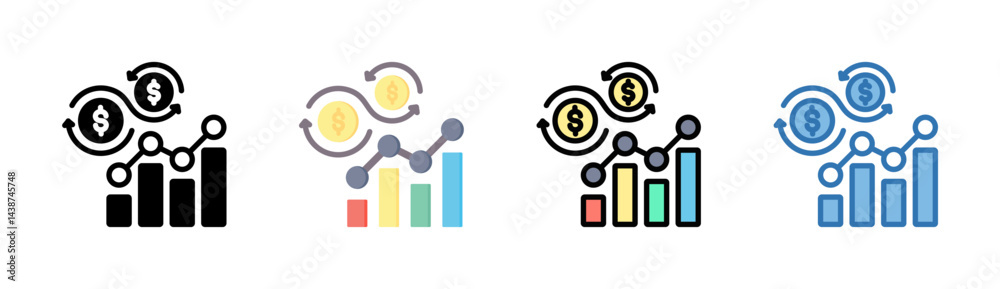 Return Of Investment Icon Return Of Investment Icon
