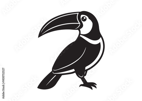 Toucan icon, Toucan silhouette Vector