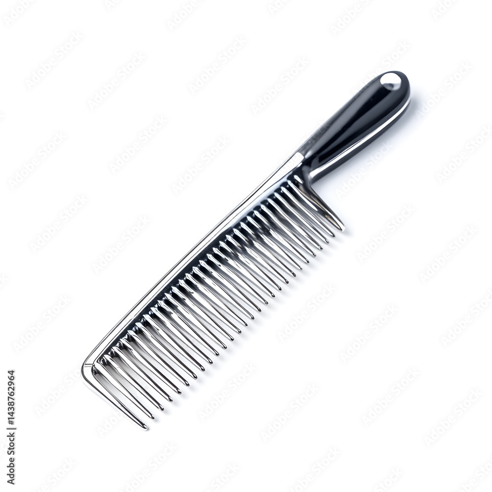 Explore Minimalist Hair Comb Front Profile Showcased On Clean White Background For Contemporary Haircare Styling Explore Minimalist Hair Comb Front Profile Showcased On Clean White Background For Contemporary Haircare Styling
