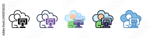 Cloud Work Icon