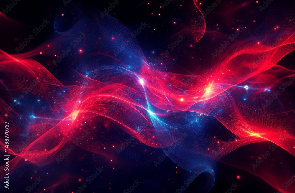 Fototapeta premium Abstract cosmic energy flow