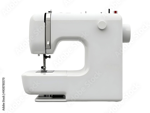 sewing machine isolated on white