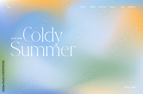 Trendy gradient soft pastel fluid wave background, colorful abstract liquid. Summer color design wallpaper for banner, poster, cover, flyer, presentation, advertising, landing page
