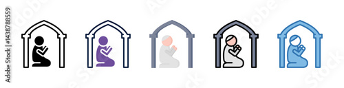 Islamic Pray Icon