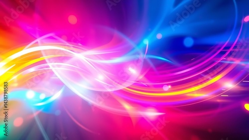 Cosmic Swirl: Vibrant Abstract Light & Color Background for Design Projects art web modern energy   