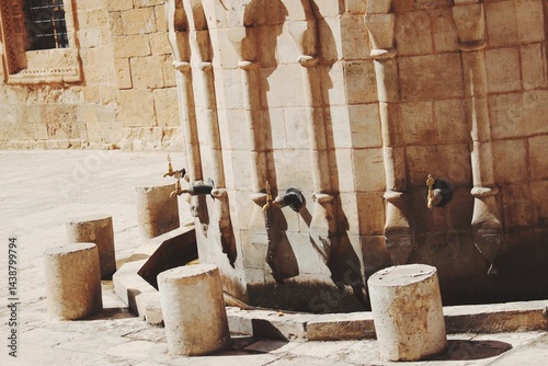 Shadirvan from antique mosque of Mardin