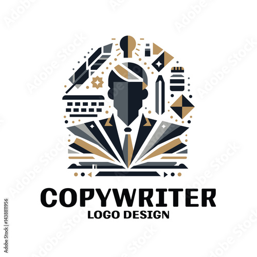 Copywriter Vector Logo Design