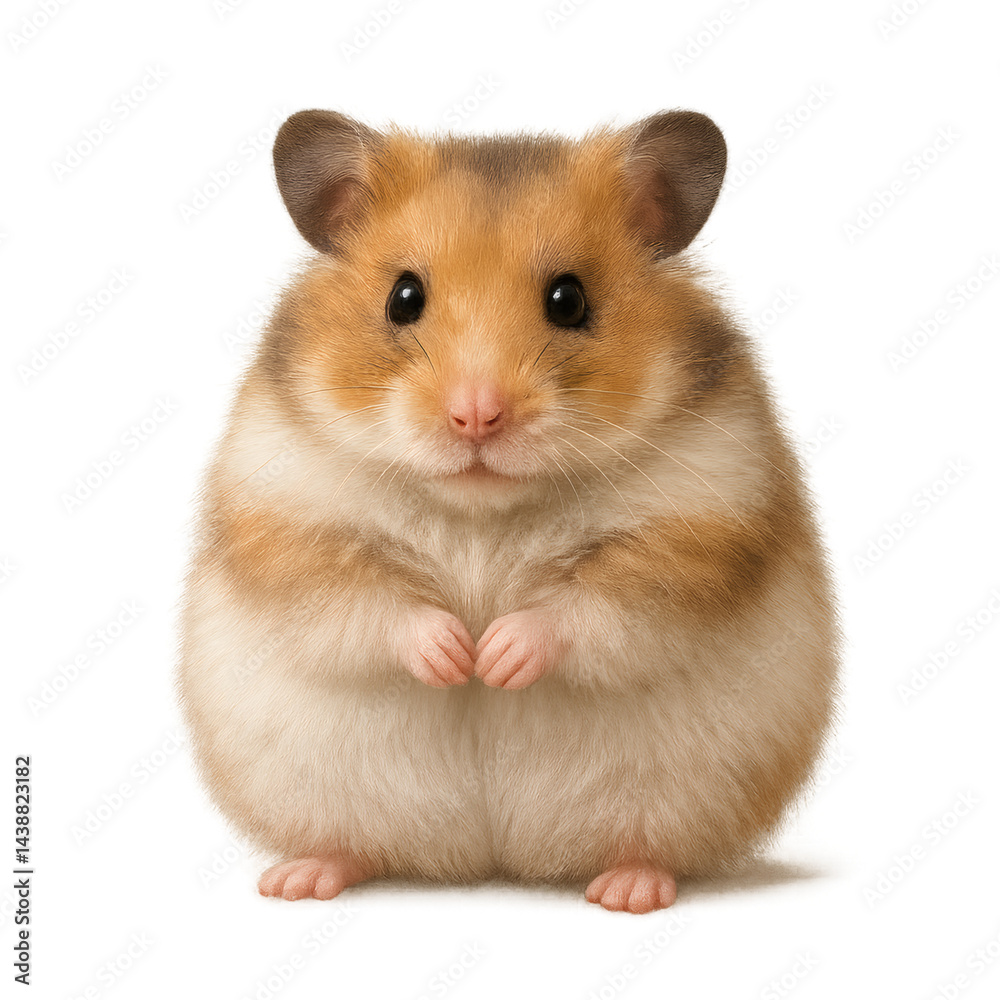hamster on white background hamster on white background