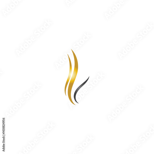 hair treatmen logo and vector template