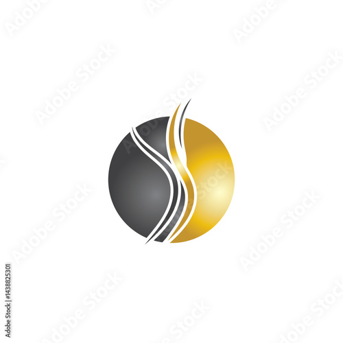hair treatmen logo and vector template