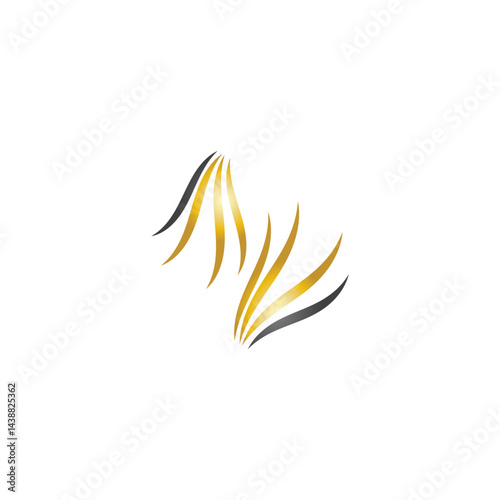 hair treatmen logo and vector template