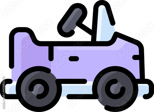 car illustration on a white background     