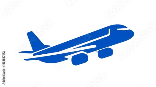 Airplane Price Icon: High-Quality Flat Glyph Symb for Travel Websites & Aviation Blogs