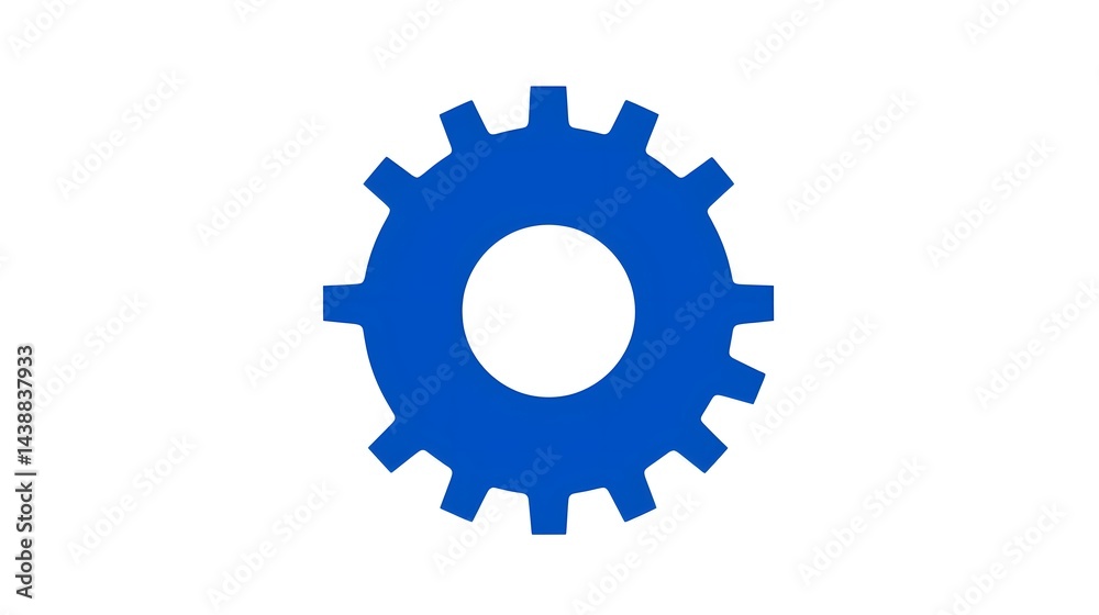 Euro Machinery Gear icon: Professional flat glyph style for industry publications and websites Euro Machinery Gear icon: Professional flat glyph style for industry publications and websites