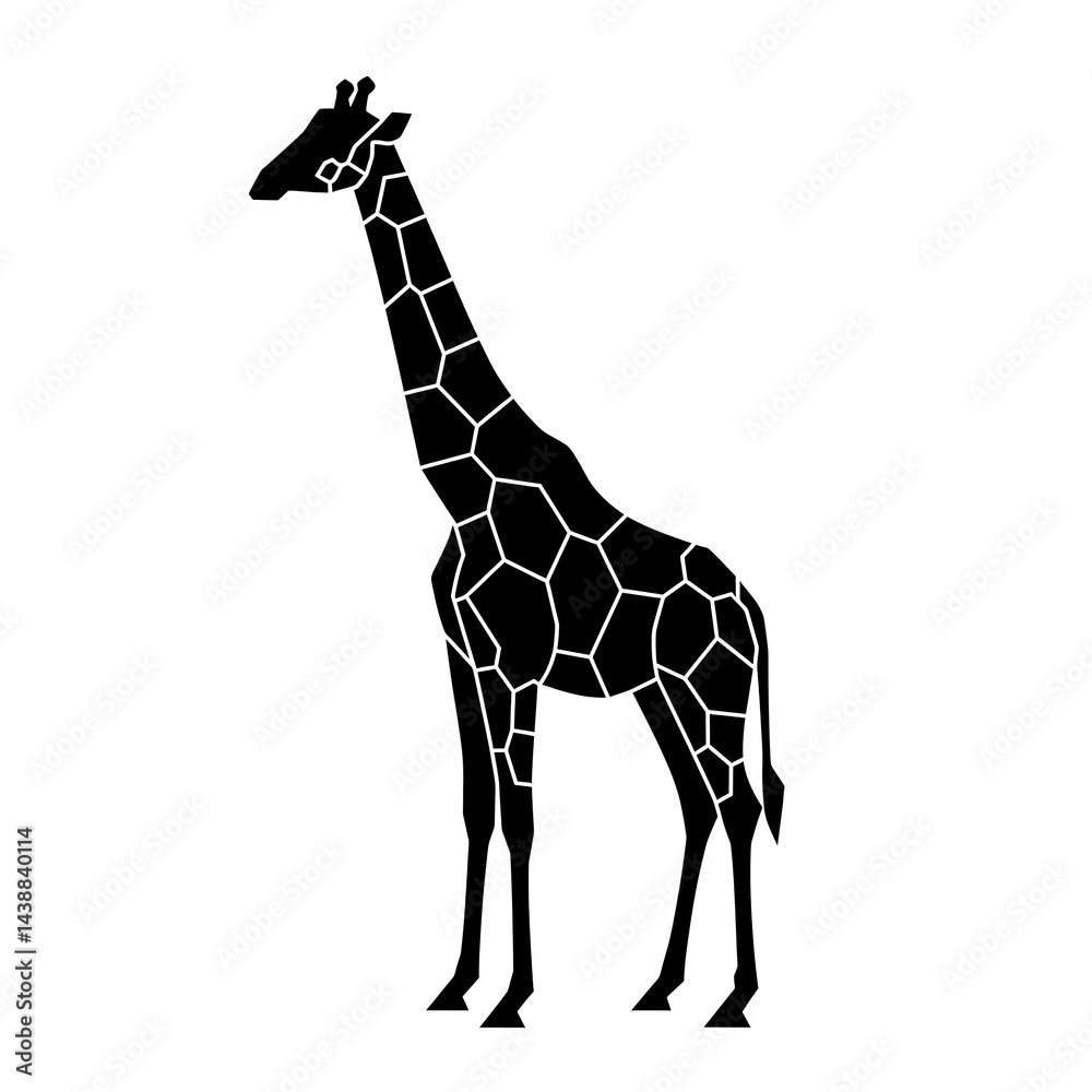 Naklejka premium giraffe vector illustration