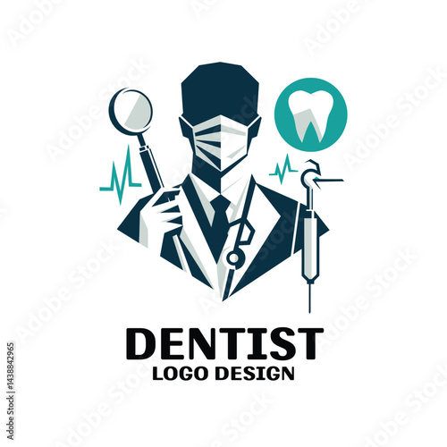 Dentist Vector Logo Design