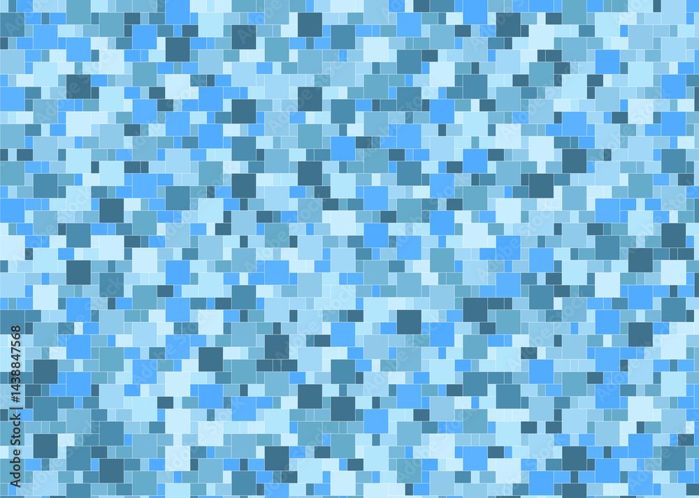 Fototapeta premium 背景 タイル 小さな四角形模様 同系色