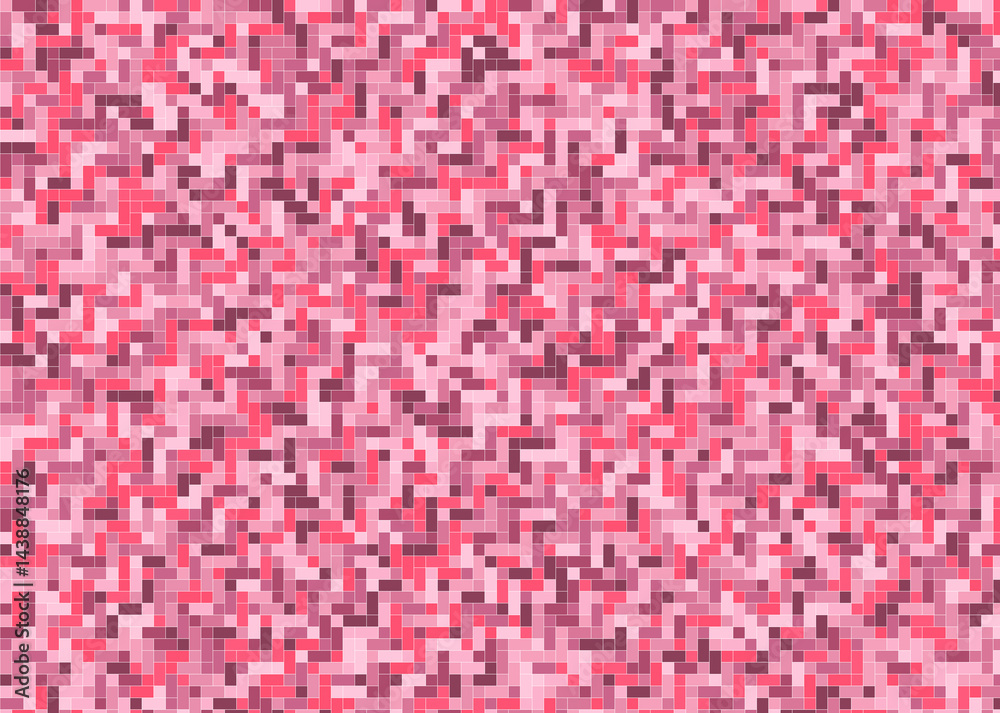 Fototapeta premium 背景 タイル 小さな四角形模様 同系色