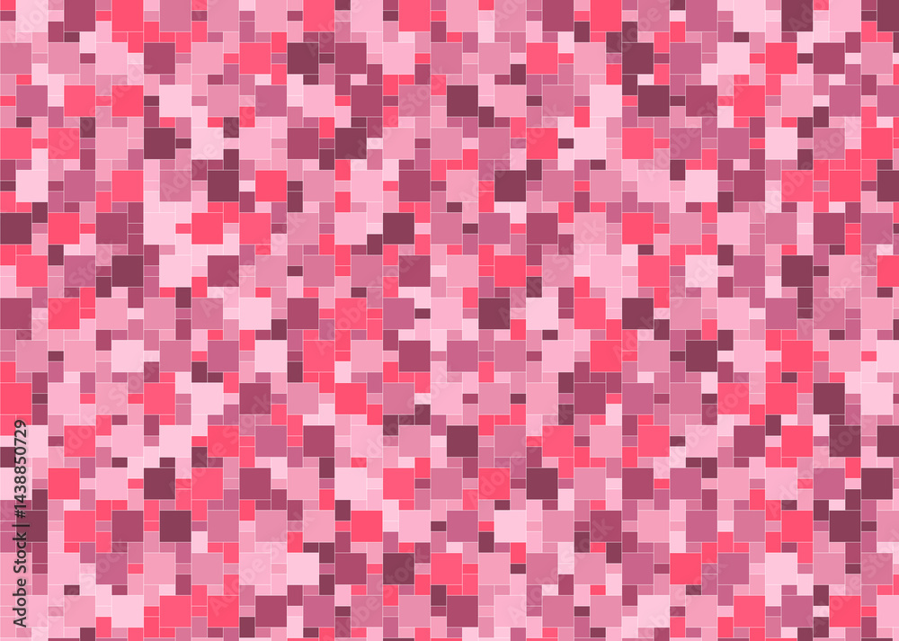 Fototapeta premium 背景 タイル 小さな四角形模様 同系色