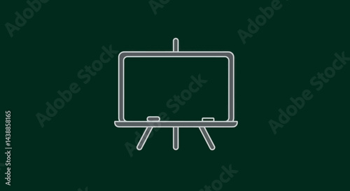 Simple whiteboard illustration on green background perfect for educational content and presentations